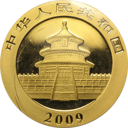 Pre-Owned 2009 Chinese Panda 1oz Gold Coin