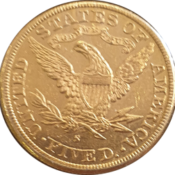Pre-Owned 1886 USA $5 Dollar Liberty Head Gold Coin