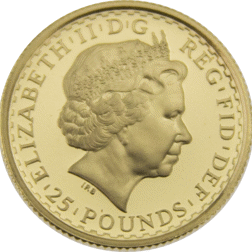 Pre-Owned 2005 UK Britannia 1/4oz Proof Gold Coin