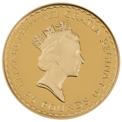 Pre-Owned 1997 UK Britannia 1/4oz Proof Gold Coin