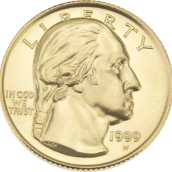 Pre-Owned 1999 USA George Washington Bicentennial BU $5 Gold Coin