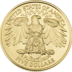 Pre-Owned 1999 USA George Washington Bicentennial BU $5 Gold Coin