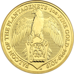 Pre-Owned 2019 UK Queen’s Beasts - The Falcon of the Plantagenets 1oz Gold Coin