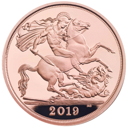 Pre-Owned 2019 UK Full Sovereign Proof Design Gold Coin
