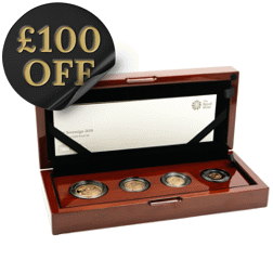Pre-Owned 2018 UK Sovereign Gold 4-Coin Collection