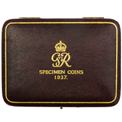 Pre-Owned UK 1937 George VI Sovereign Specimen Proof Gold 4-Coin Set