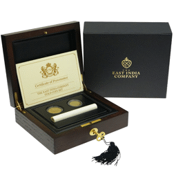 Pre-Owned 2015 East India Company Mohur and Guinea Gold 2-Coin Set
