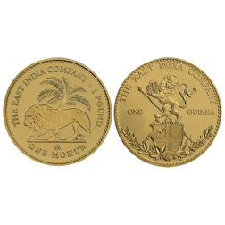 Pre-Owned 2015 East India Company Mohur and Guinea Gold 2-Coin Set