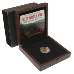 Pre-Owned 2018 Isle Of Man Centenary of the First World War £1 Gold Proof Coin