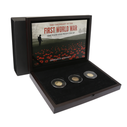 Pre-Owned 2018 'The Centenary of the First World War £1 Gold Proof Coin Set