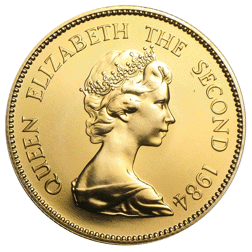 Pre-Owned 1984 Hong Kong Year of the Rat $1000 Gold Coin