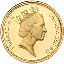 Pre-Owned 1990 UK Full Sovereign Proof Gold Coin