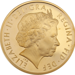 Pre-Owned 2011 UK Prince Philip Duke of Edinburgh £5 Gold Proof Coin