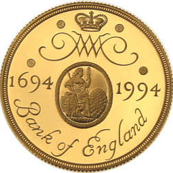 Pre-Owned 1994 UK Bank of England £2 Proof Gold Coin