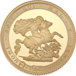 Pre-Owned 2017 UK Full Sovereign Proof Gold Coin - Missing Outer Box