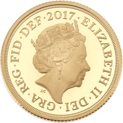 Pre-Owned 2017 UK Full Sovereign Proof Gold Coin - Missing Outer Box