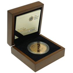 Pre-Owned 2010 UK Brilliant Uncirculated £5 Gold Coin