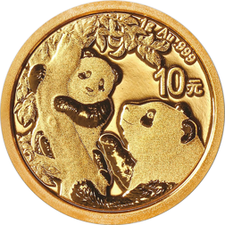 Pre-Owned Chinese Panda 1g Gold Coin - Mixed Dates