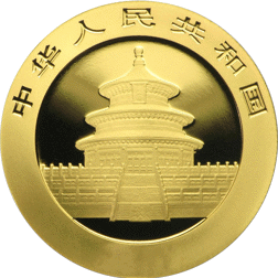 Pre-Owned Chinese Panda 30g Gold Coin - Mixed Dates