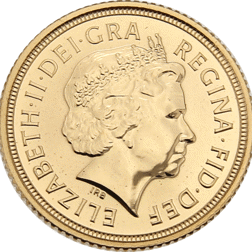 Pre-Owned 2014 UK Half Sovereign Brilliant Uncirculated Gold Coin