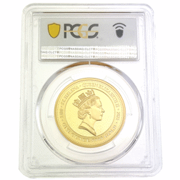 Pre-Owned 2021 St Helena The Queen's Virtues Victory 1oz Gold Coin