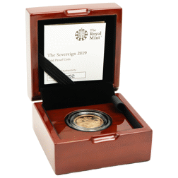 Pre-Owned 2019 UK Full Sovereign Proof Gold Coin