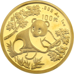 Pre-Owned 1992 Chinese Panda 1oz Gold Coin