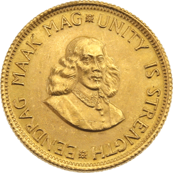 Pre-Owned 1962 South African 2 Rand Gold Coin