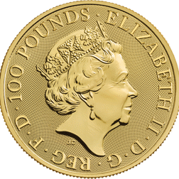 Pre-Owned 2021 UK Royal Arms 1oz Gold Coin