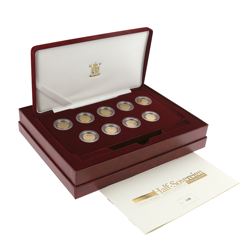 Pre-Owned Definitive Queen Victoria - Queen Elizabeth II Half Sovereign Gold Coin Collection