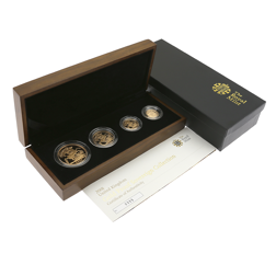 Pre-Owned 2008 UK Sovereign Gold Proof 4-Coin Collection