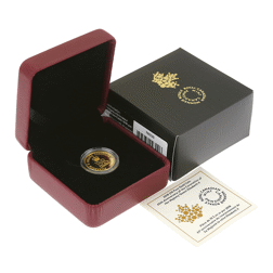 Pre-Owned 2018 Royal Canadian Mint 65th Anniversary of the Coronation 1/4oz Gold Proof Coin
