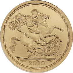 Pre-Owned 2020 UK VJ Day Brilliant Uncirculated Full Sovereign Gold Coin