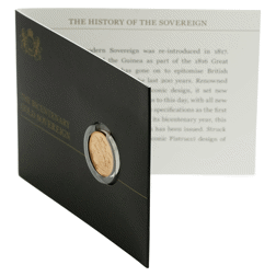Pre-Owned 2017 UK Bicentenary Full Sovereign Gold Coin - Carded