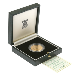 Pre-Owned 1989 UK 500th Anniversary Proof Double Sovereign Gold Coin
