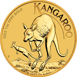 2022 Australian Kangaroo 1oz Gold Coin