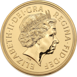 Pre-Owned 2002 UK Shield Brilliant Uncirculated £5 Gold Coin