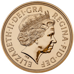 Pre-Owned 2002 UK Shield £5 Brilliant Uncirculated Gold Coin