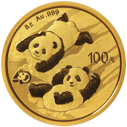 Pre-Owned Chinese Panda 8g Gold Coin - Mixed Dates