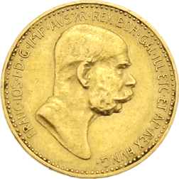 Pre-Owned 1908 Austrian 10 Corona Gold Coin