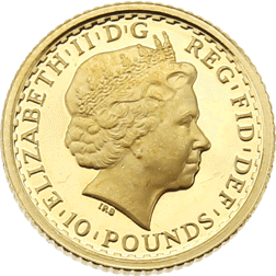 Pre-Owned 2008 UK Britannia 1/10oz Proof Design Gold Coin