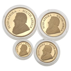 Pre-Owned 2005 South African Krugerrand Gold Proof 4-Coin Set