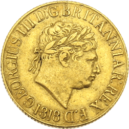 Pre-Owned 1818 UK George III Sovereign Gold Coin