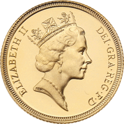 Pre-Owned 1987 UK Full Sovereign Proof Gold Coin