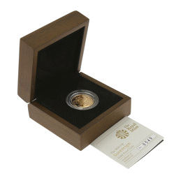 Pre-Owned 2010 UK Full Sovereign Proof Gold Coin - Missing Outer Box