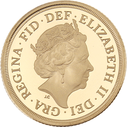 Pre-Owned 2020 UK Full Sovereign Gold Proof Coin - Missing Outer Box