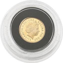 Pre-Owned 2009 UK Quarter Sovereign Proof Gold Coin - Missing Outer Box