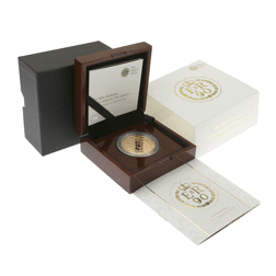 Pre-Owned 2016 UK Queen Elizabeth II's 90th Birthday £5 Proof Gold Coin