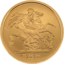 Pre-Owned 2020 UK Withdrawal from the European Union Full Sovereign Gold Coin