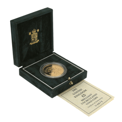 Pre-Owned 1995 UK Brilliant Uncirculated £5 Gold Coin